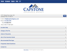 Tablet Screenshot of capstoneagency.com